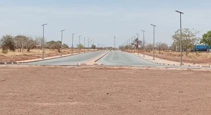 Burkina Faso Municipal Road Solar Street Light Project (ST2-80, 316 Units)
