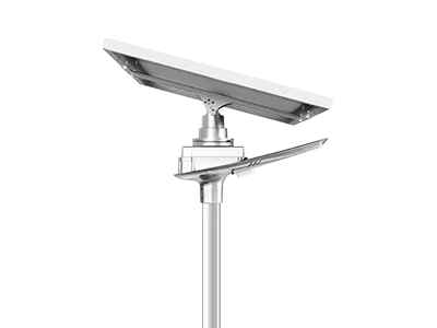 Back view of Solar Sailing Light II with adjustable mounting bracket