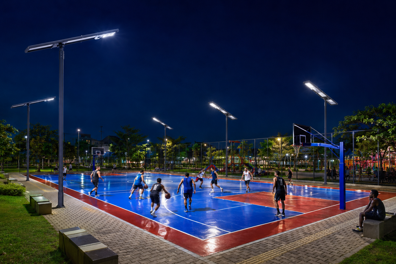 Outdoor Sports Venue Solar Lighting: How to Choose All-in-One Street Lights (2026 Guide)
