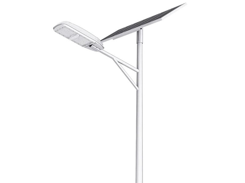 Side view of KP Series split solar street light