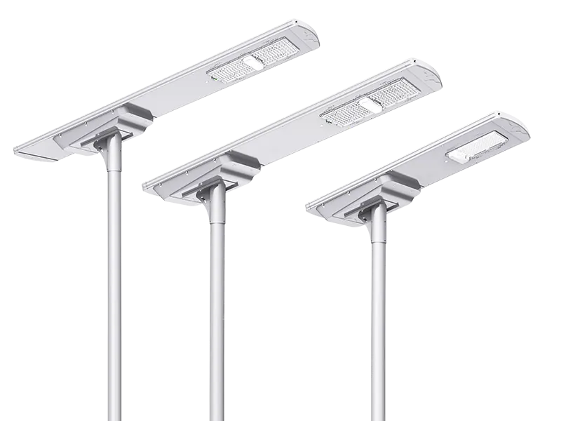 RSG Series all in one solar street light model comparison for RSG-90 RSG-120 and RSG-150