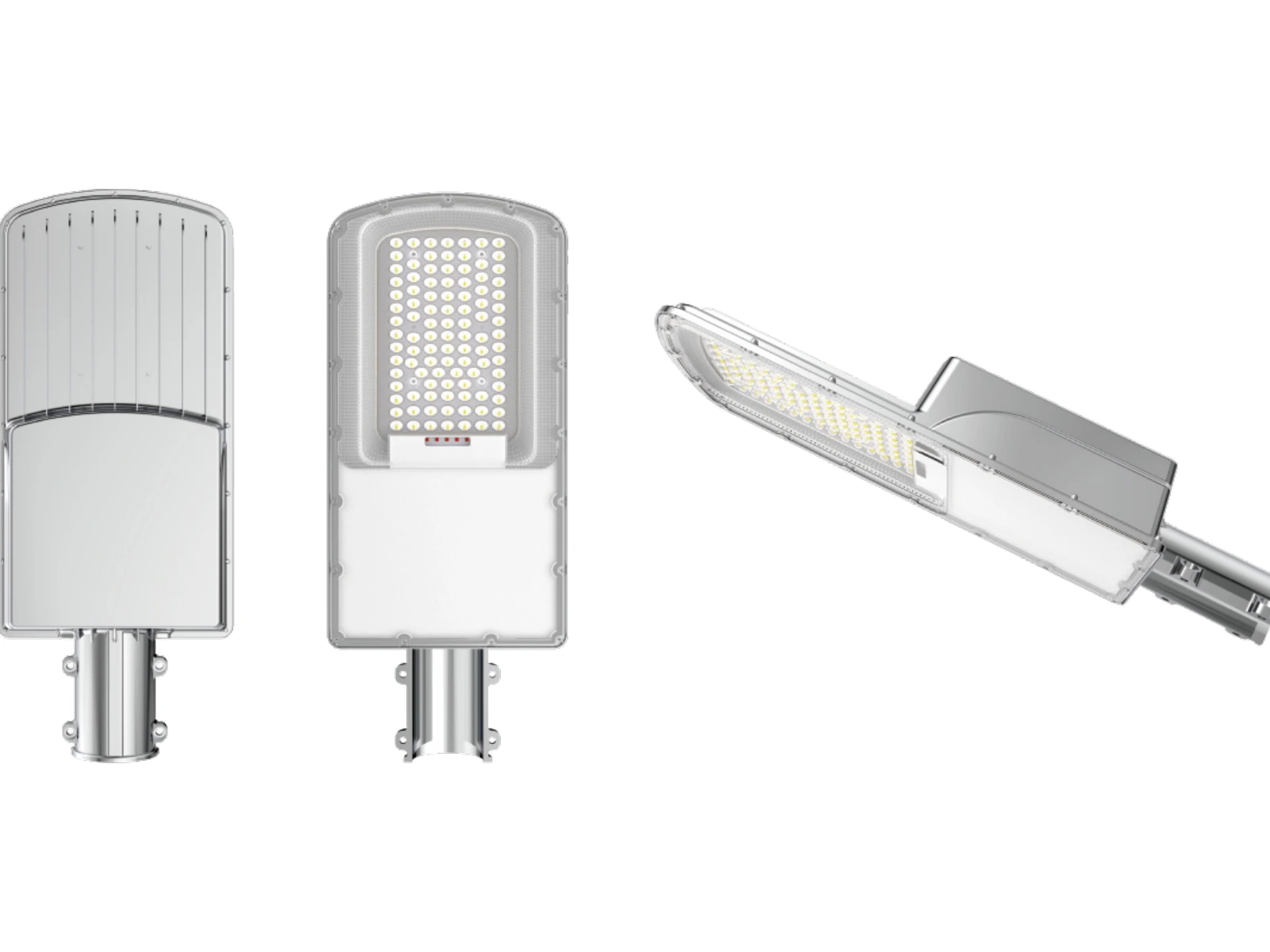 RoadSmart RSK series all-in-one solar street light LED lamp head front view