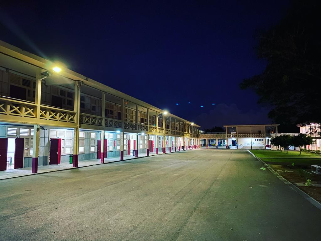 Solar street light project in France - Factory Area