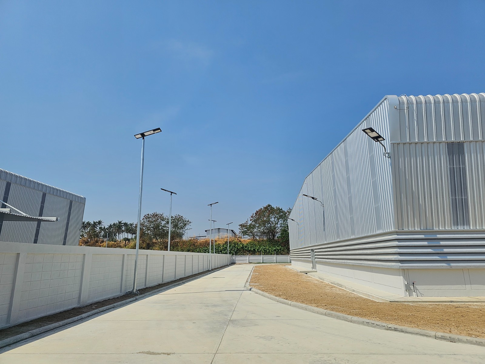 Solar street light project in Thailand - Industrial Zone