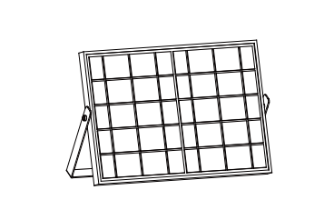 Solar panel assembling completed. Solar panel assembling completed.