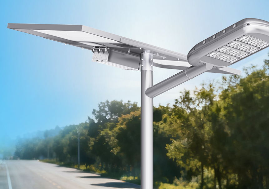 integrated solar street light