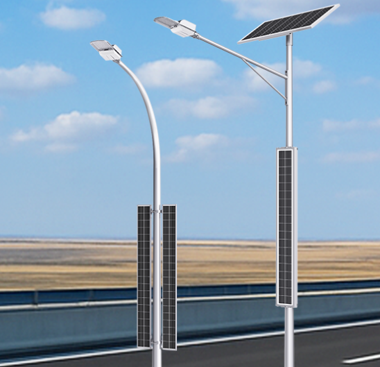 solar pole street light