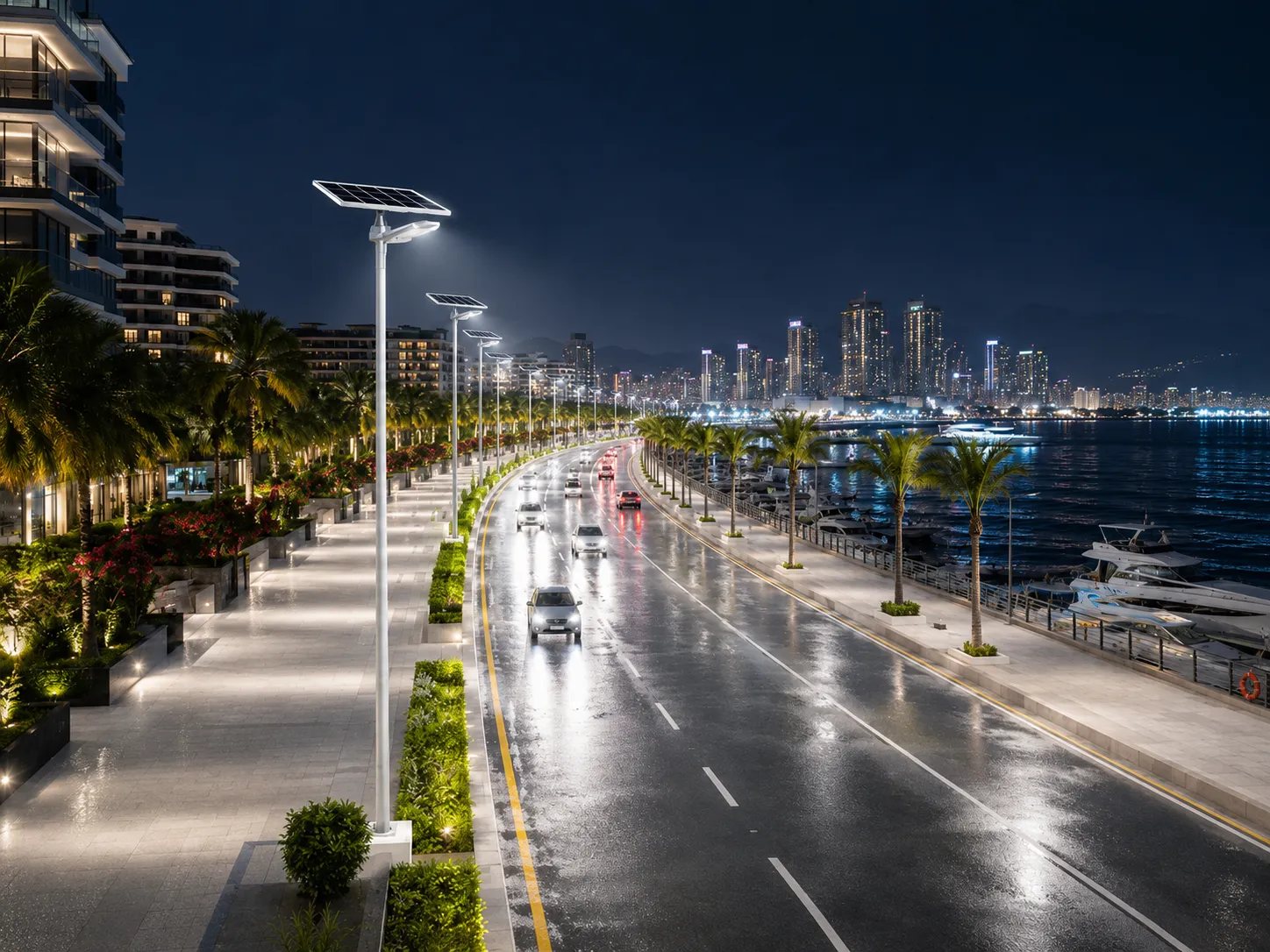 Coastal Roads & Marina Promenades