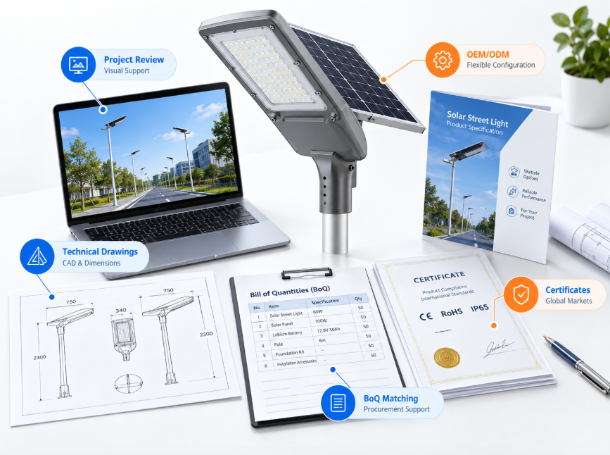 Solar street light project document review