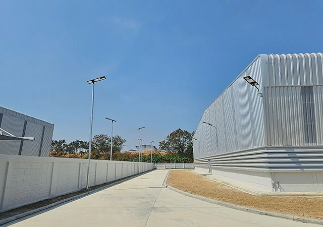 Municipal solar street lighting project in Thailand